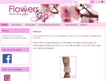 Tablet Screenshot of flowersenco.nl